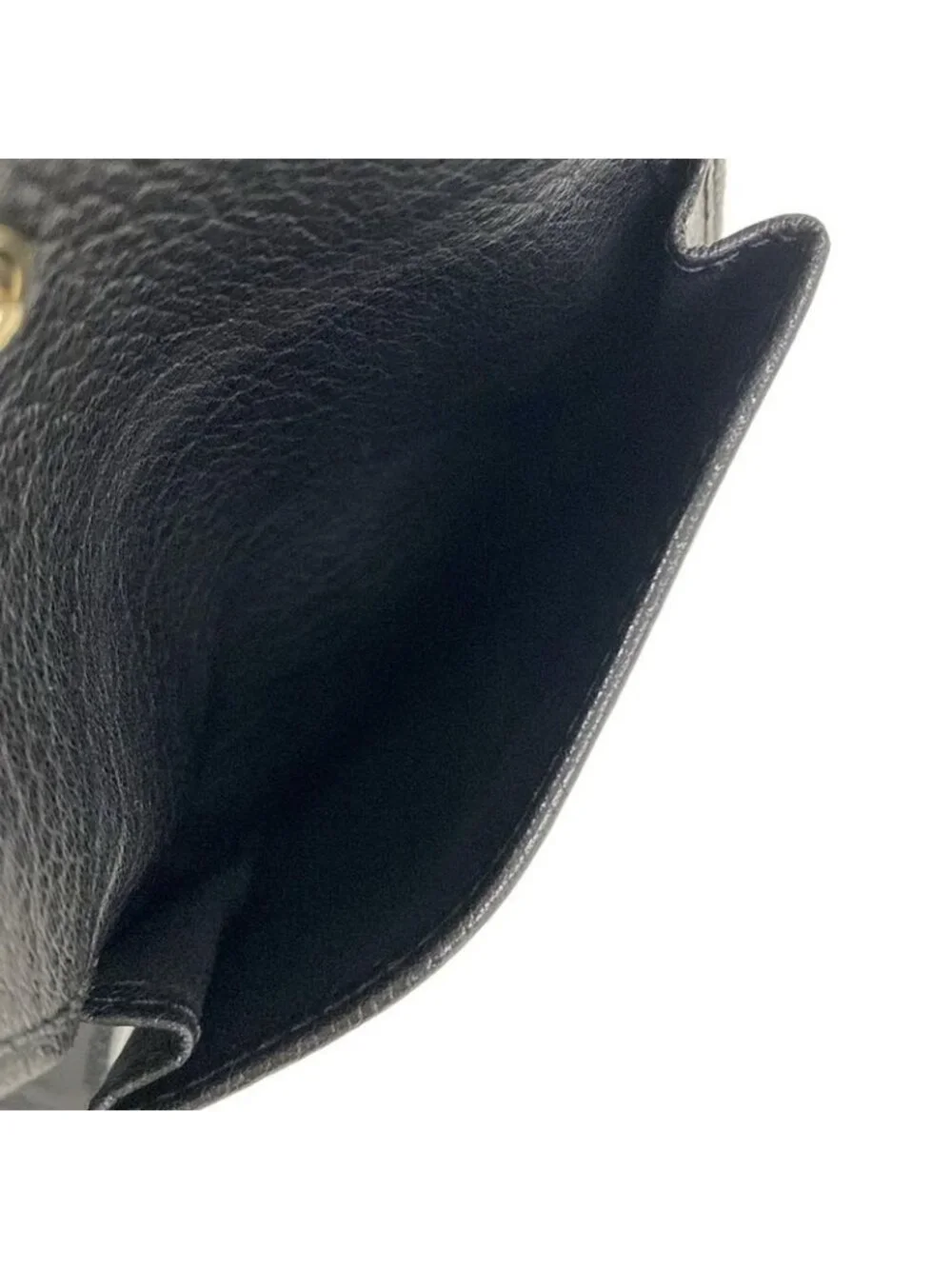 Saint Laurent Yves Rive Gauche Bifold Wallet Black Leather - Picture 4 of 6